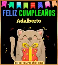 GIF Feliz Cumpleaños Adalberto